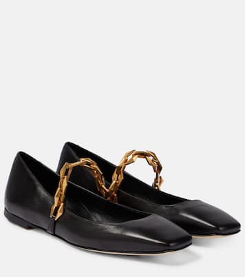 Ballerinas Diamond Tilda aus Leder | Jimmy Choo