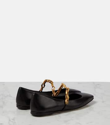 Ballerinas Diamond Tilda aus Leder | Jimmy Choo