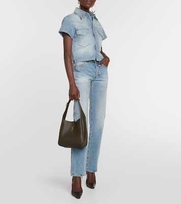 Le 5 à 7 Small leather shoulder bag | Saint Laurent