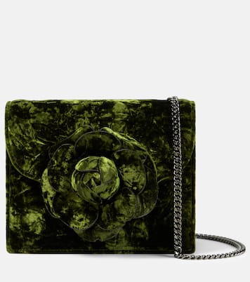 Borsa a tracolla Tro Mini in velluto | Oscar de la Renta