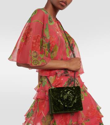 Borsa a tracolla Tro Mini in velluto | Oscar de la Renta