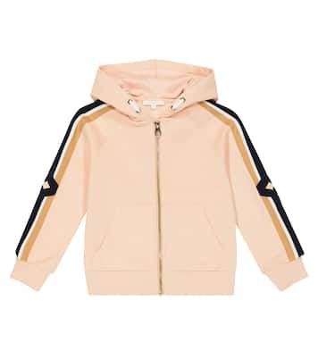 Felpa in cotone con zip | Chloé Kids