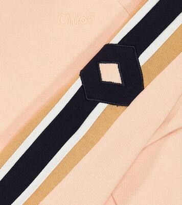 Felpa in cotone con zip | Chloé Kids