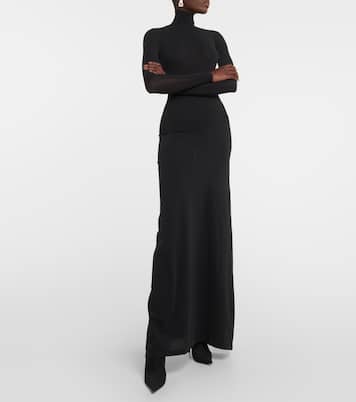Vestido de punto acanalado | Balenciaga