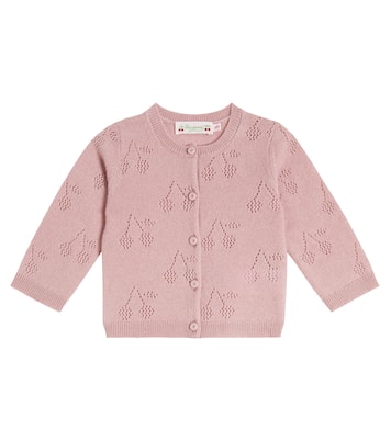 Bébé – Cardigan Tibile en cachemire à logo | Bonpoint
