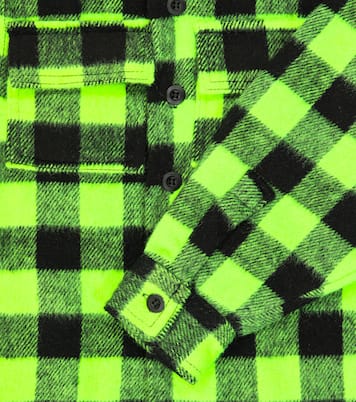 Hayes gingham flannel overshirt | Molo