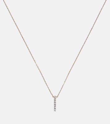 Collana La Barre in oro 14kt con diamanti | Mateo