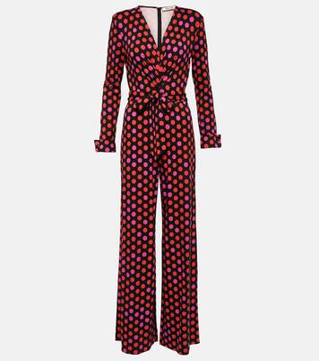 Combi-pantalon ample Rosa à pois | Diane von Furstenberg