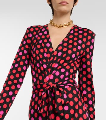 Combi-pantalon ample Rosa à pois | Diane von Furstenberg