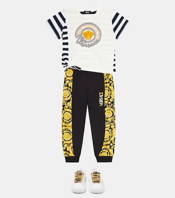 Bedrucktes T-Shirt aus Baumwoll-Jersey | Versace Kids