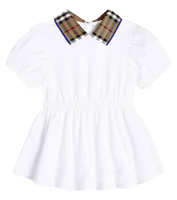 Baby - Abito Alesea in cotone | Burberry Kids