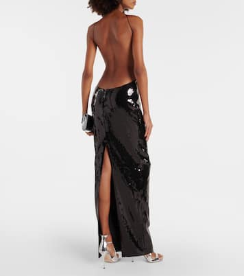 Elsa cutout sequined gown | Mônot