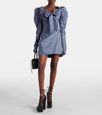 Bow-detail checked minidress | Vivienne Westwood