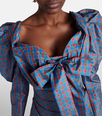 Bow-detail checked minidress | Vivienne Westwood