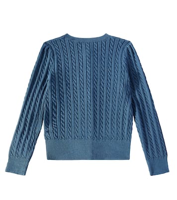 Bestickter Cardigan aus Baumwolle | Polo Ralph Lauren Kids