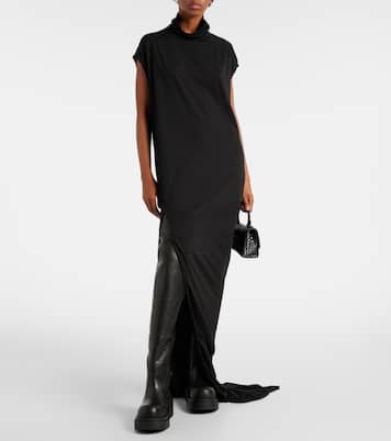 Wader leather over-the-knee boots | Rick Owens