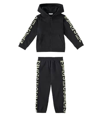 Cotton-blend sweatshirt and sweatpants set  | Stella McCartney Kids