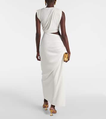 Robe longue asymétrique | Christopher Esber