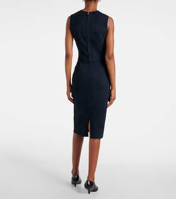 Midikleid Eva aus Veloursleder | Stouls