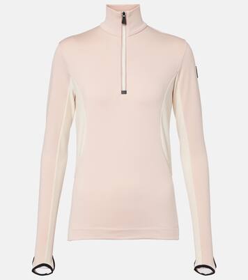 Top tecnico in jersey con mezza zip | Moncler Grenoble