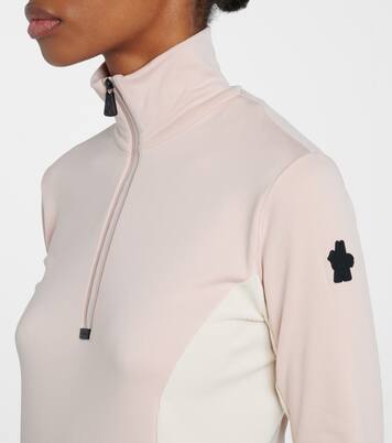 Top tecnico in jersey con mezza zip | Moncler Grenoble