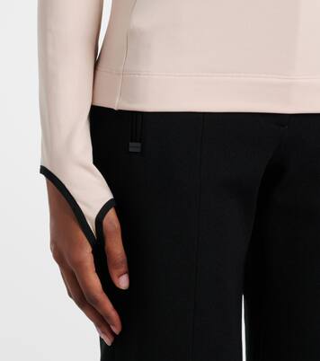 Top tecnico in jersey con mezza zip | Moncler Grenoble