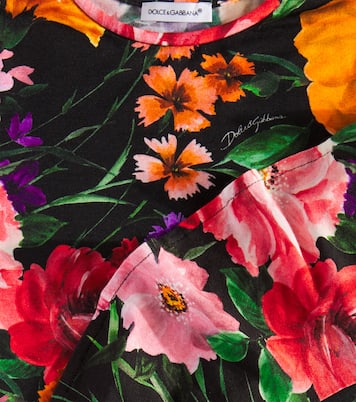 Top de jersey floral | Dolce&Gabbana Kids