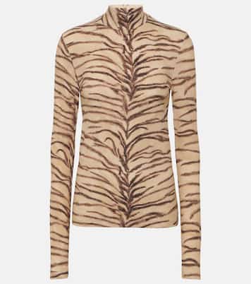 Bedrucktes Top aus Jersey | Stella McCartney