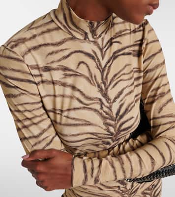Bedrucktes Top aus Jersey | Stella McCartney