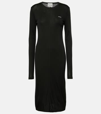 Midikleid aus Seide | Miu Miu