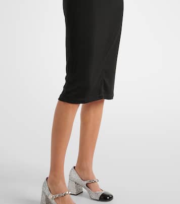 Midikleid aus Seide | Miu Miu