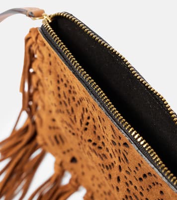 Clutch in suede con frange | Isabel Marant