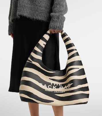 The Sack zebra-print leather shoulder bag | Marc Jacobs