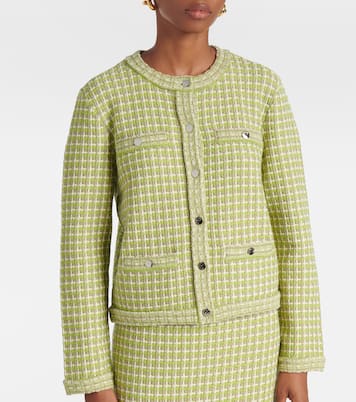 Veste en maille à carreaux | Tory Burch