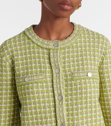 Veste en maille à carreaux | Tory Burch