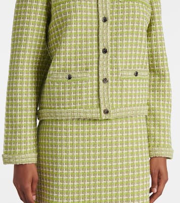 Veste en maille à carreaux | Tory Burch