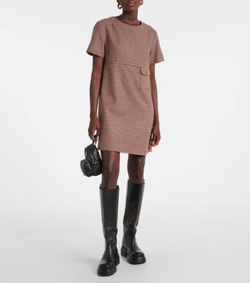 Minikleid aus einem Wollgemisch | Moncler