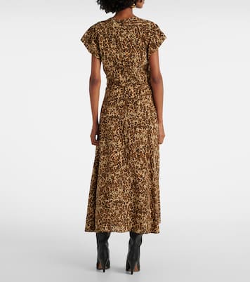 Tullya leopard-print silk-blend top | Isabel Marant
