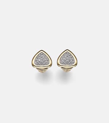 Boucles d'oreilles Trisola en or 18 ct et diamants | Marina B