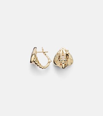 Boucles d'oreilles Trisola en or 18 ct et diamants | Marina B