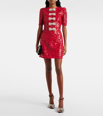 Verziertes Minikleid Leyla mit Pailletten | Rebecca Vallance