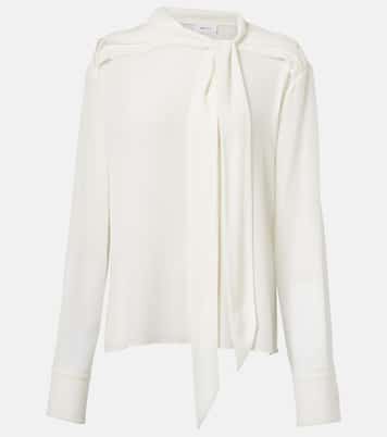 Schluppenbluse aus Seide | McQueen