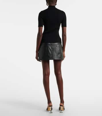 Top Reedition in maglia a coste | Courrèges