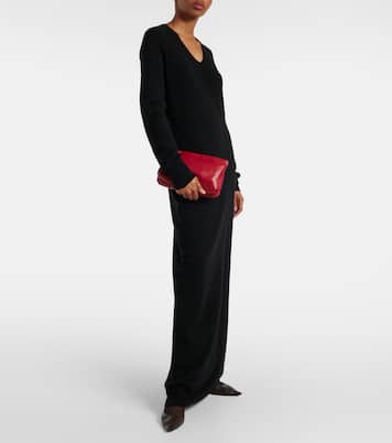 Clutch Bourse in pelle | The Row