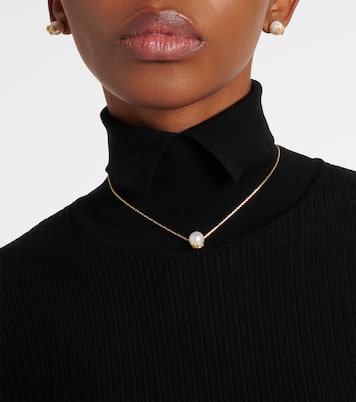 Boucles d’oreilles EKD en plaqué or et perles d'eau douce | Burberry