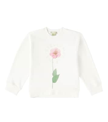 Felpa in jersey di cotone con stampa | Stella McCartney Kids