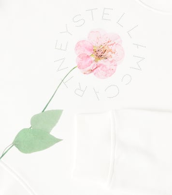 Felpa in jersey di cotone con stampa | Stella McCartney Kids
