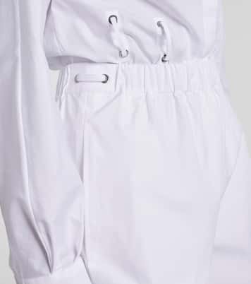 Shorts Antiope in cotone a vita alta | Max Mara