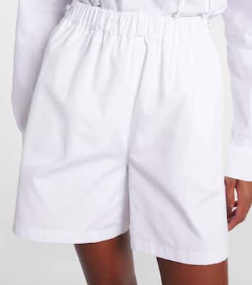 Shorts Antiope in cotone a vita alta | Max Mara
