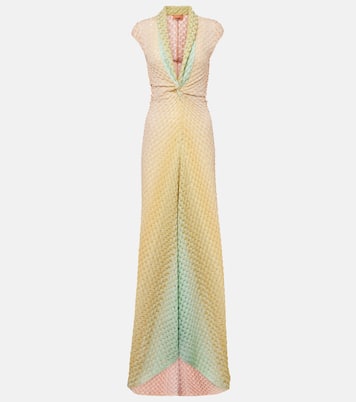 Vestido largo de croché | Missoni